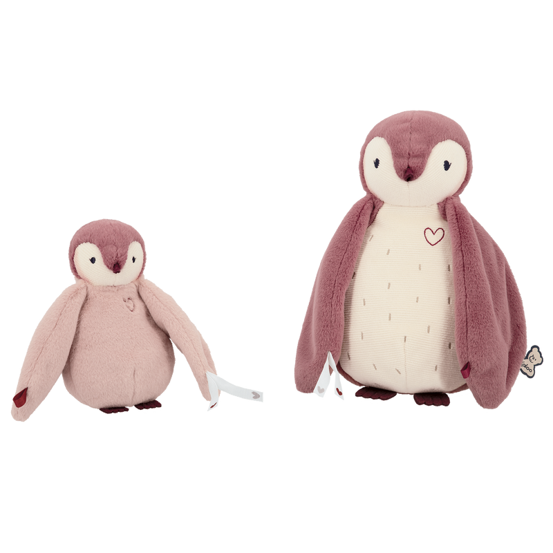 Peluches câlines - Pingouin rose
