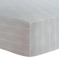 Drap contour pour lit de bébé - Flèche Grise — Kushies Baby
