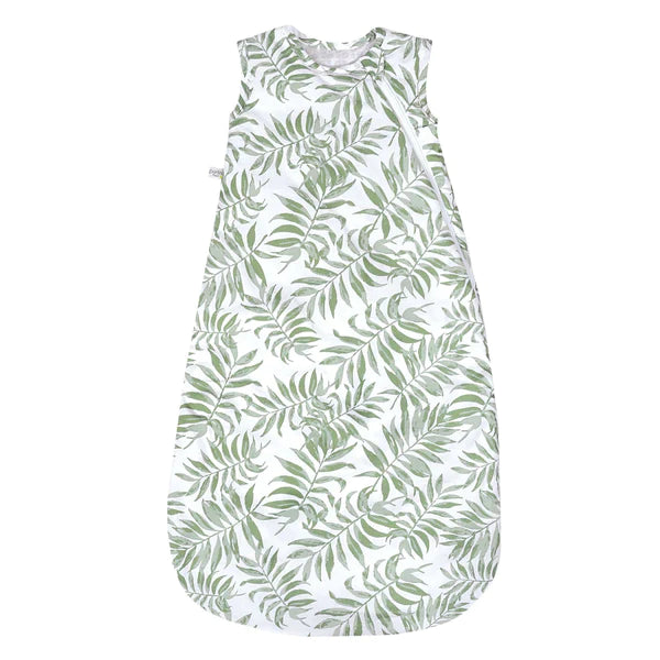 Sac de nuit en coton tissé - Tropical vert (2 togs)