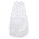 Sac de nuit en coton tissé - Feuilles (2 togs)