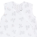 Sac de nuit en coton tissé - Feuilles (2 togs)