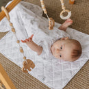 Sac de nuit en coton tissé - Feuilles (2 togs)