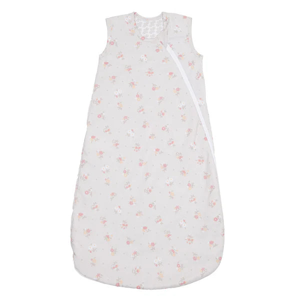 Sac de nuit en coton tissé - Fleurs (2 togs)