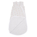 Sac de nuit en coton tissé - Fleurs (2 togs)