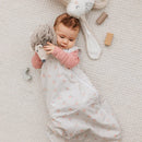 Sac de nuit en coton tissé - Fleurs (2 togs)