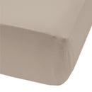 Drap Contour uni - Café