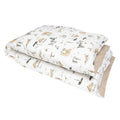Housse et couette pour lit de bébé - Safari — Perlimpinpin