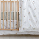 Housse et couette pour lit de bébé - Hiboux