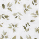 Couverture mousseline de coton - Feuilles