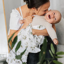 Couverture mousseline de coton - Feuilles