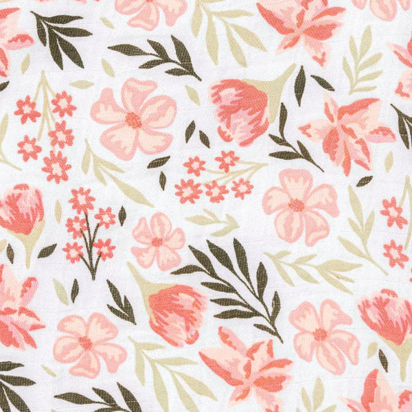 Couverture mousseline de coton - Fleurs par Rachel Lyon