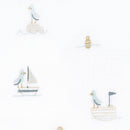 Couverture mousseline de coton - Bateaux