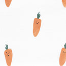 Couverture mousseline de coton - Carottes