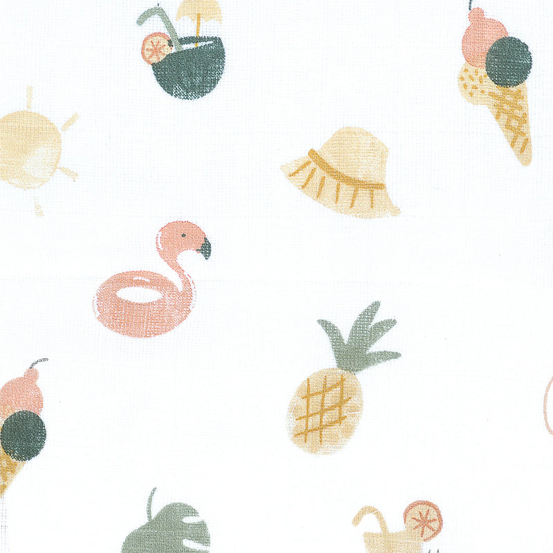 Couverture mousseline de coton - Été