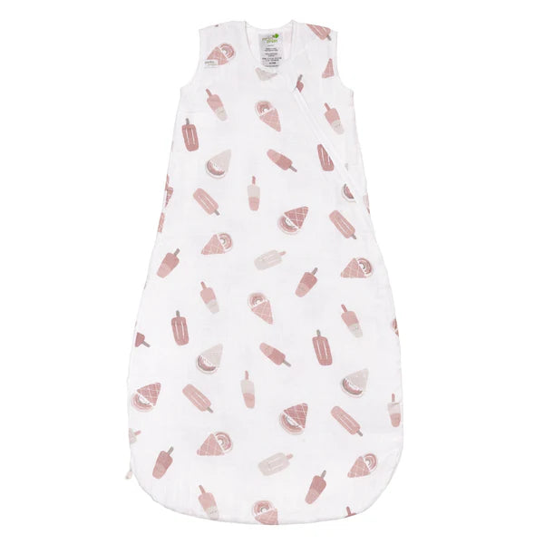 Sac de nuit en mousseline de coton - Crème glacée (0,7 tog)