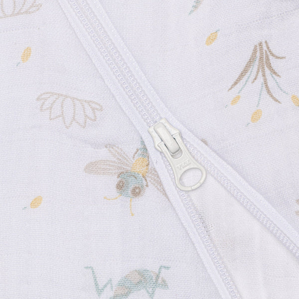Sac de nuit en mousseline de coton - Insectes (0,7 tog)