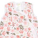 Sac de nuit en mousseline de coton - Fleurs (0,7 tog)