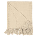 Couverture de mousseline gaufrée - Curry