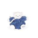 Peluche ours patapouf plume - Bleu océan