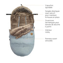 Housse chancelière pour landau et poussette (-30°C à 10°C) - Colbat Blue