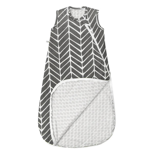 Sac de nuit en coton tissé -Chevron (2 togs)