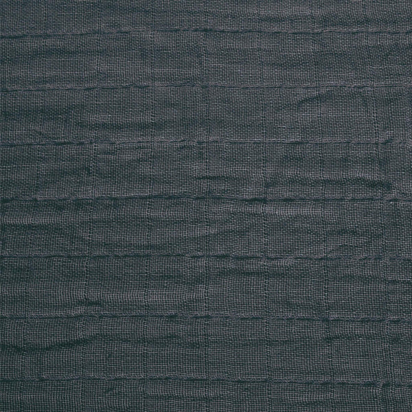 Drap contour en mousseline - Charcoal