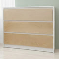 Bureau 3 tiroirs Axel- Blanc et Naturel — MEQ