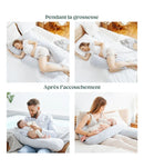 Coussin de grossesse et d'allaitement B.Love XXL pour tout le corps