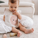 Ensemble de 2 bavoirs ratine - Cochon