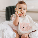 Ensemble de 2 bavoirs ratine - Cochon