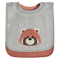 Ensemble de 2 bavoirs ratine - Panda Roux — Perlimpinpin