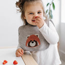 Ensemble de 2 bavoirs ratine - Panda Roux