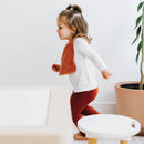 Ensemble de 2 bavoirs ratine - Panda Roux