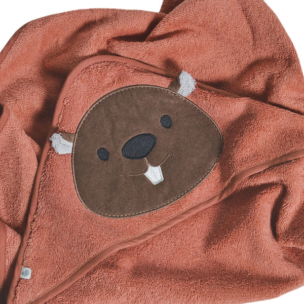 Serviette à capuchon - Castor