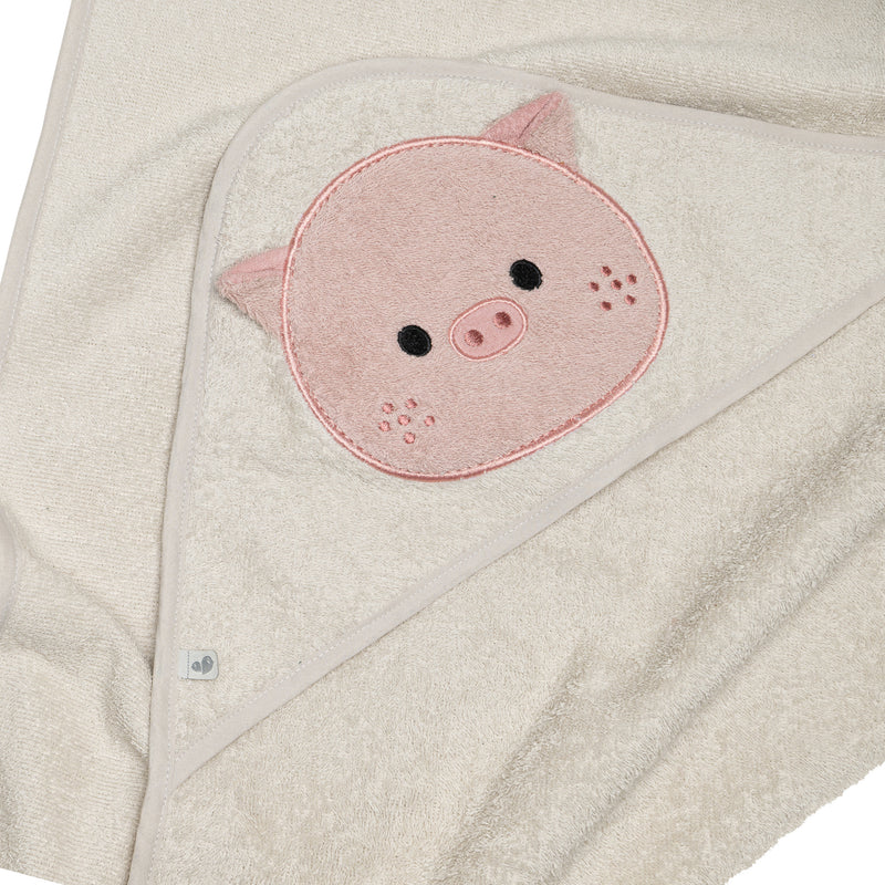 Serviette à capuchon - Cochon