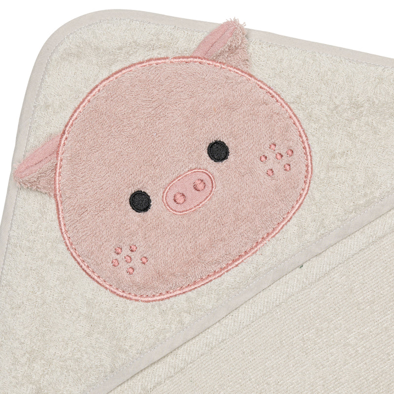 Serviette à capuchon - Cochon