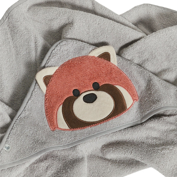 Serviette à capuchon - Panda Roux