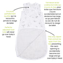 Sac de nuit en coton tissé - Forêt (2 togs)