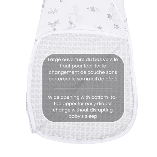 Sac de nuit en coton tissé - Forêt (2 togs)
