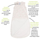 Sac de nuit matelassée en bambou - Pré (1 tog)