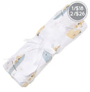 Couverture mousseline de coton - Rhinos