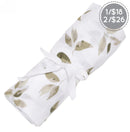 Couverture mousseline de coton - Feuilles