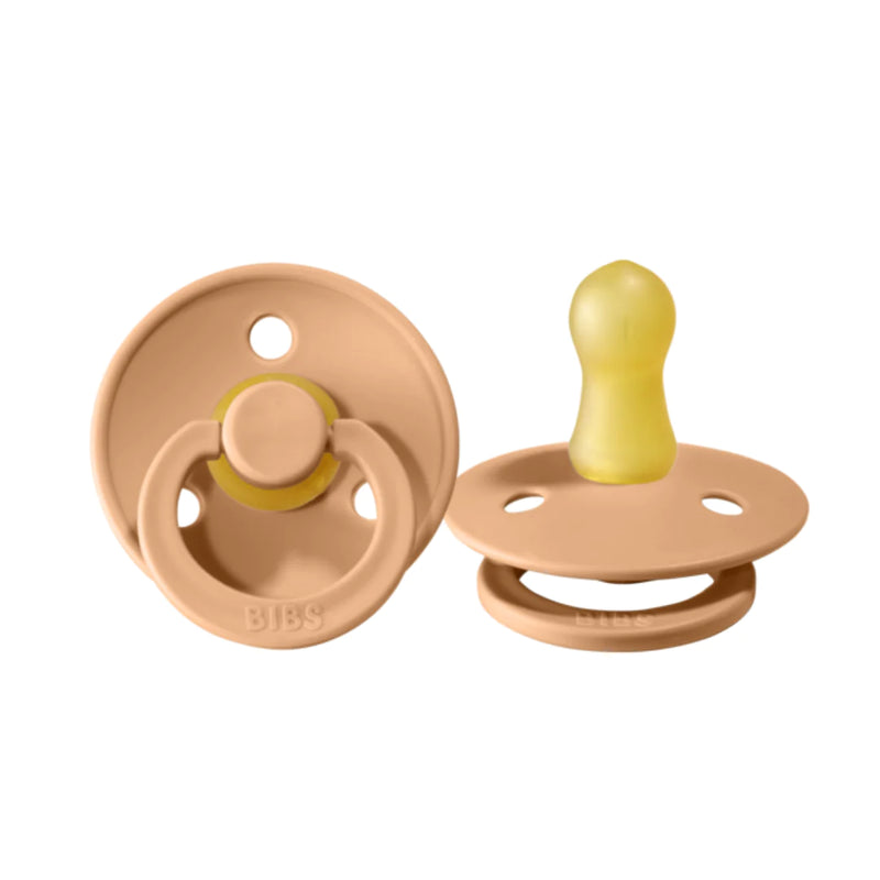 2 Bibs Pacifier - Peach