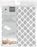 Housse pour matelas à langer avec ouverture pour sangles - Treillis Gris