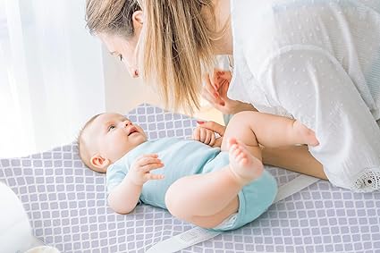 Changing Pad Cover | Lattice Lilac