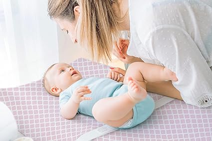 Changing Pad Cover | Lattice Pink