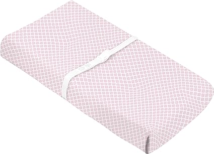 Changing Pad Cover | Lattice Pink