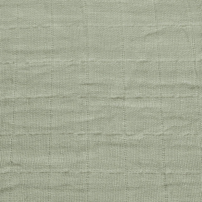 Couverture mousseline de coton - Kaki