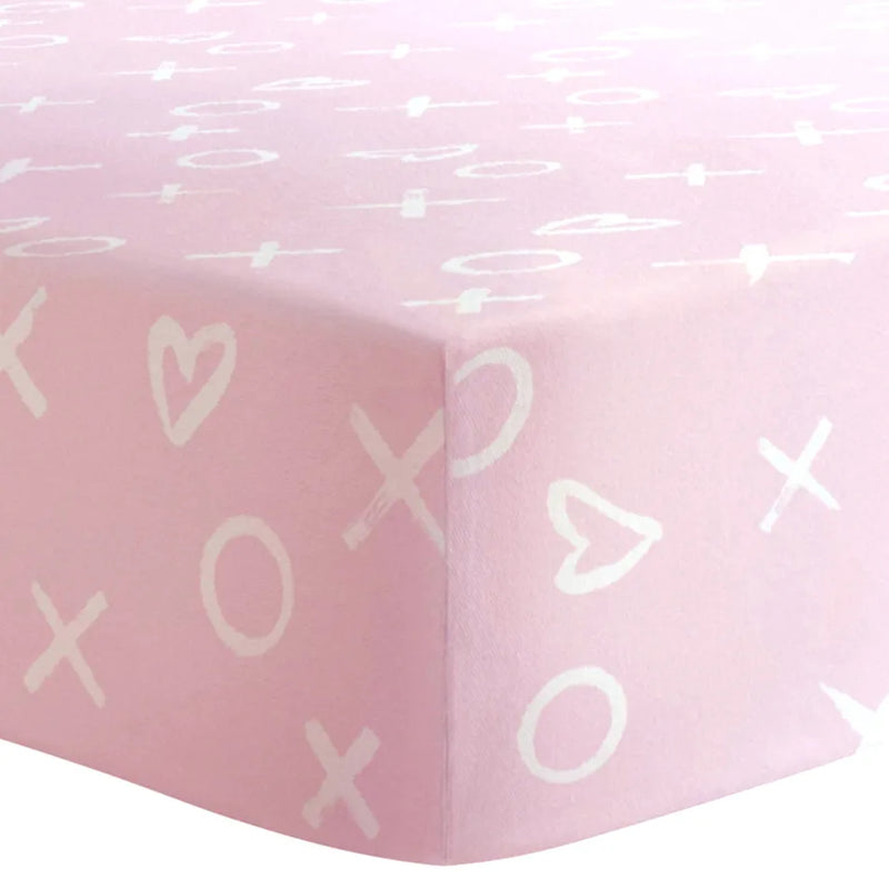 Drap contour pour lit de bébé - XO Rose