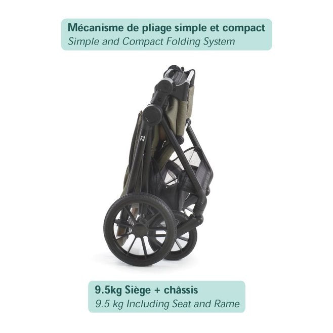 Poussette Z1 Kaki